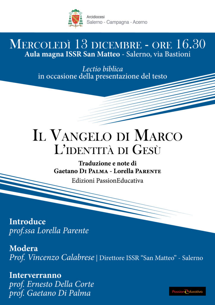 Presentazione del testo, Il Vangelo di Marco l’identità di Gesù